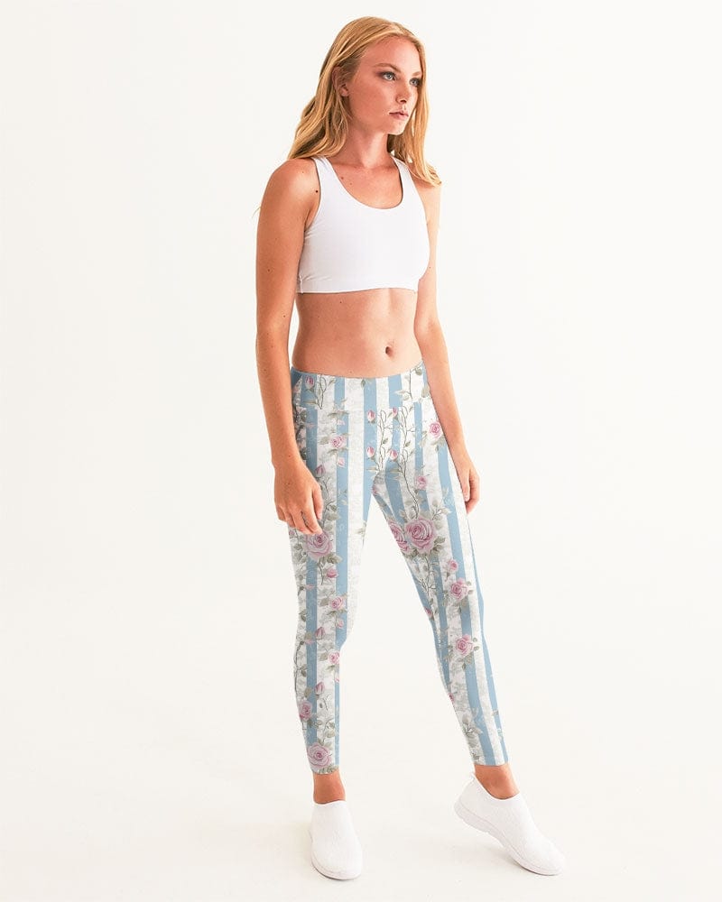 Activewear French Roses Women's All-Over Print Yoga Pants