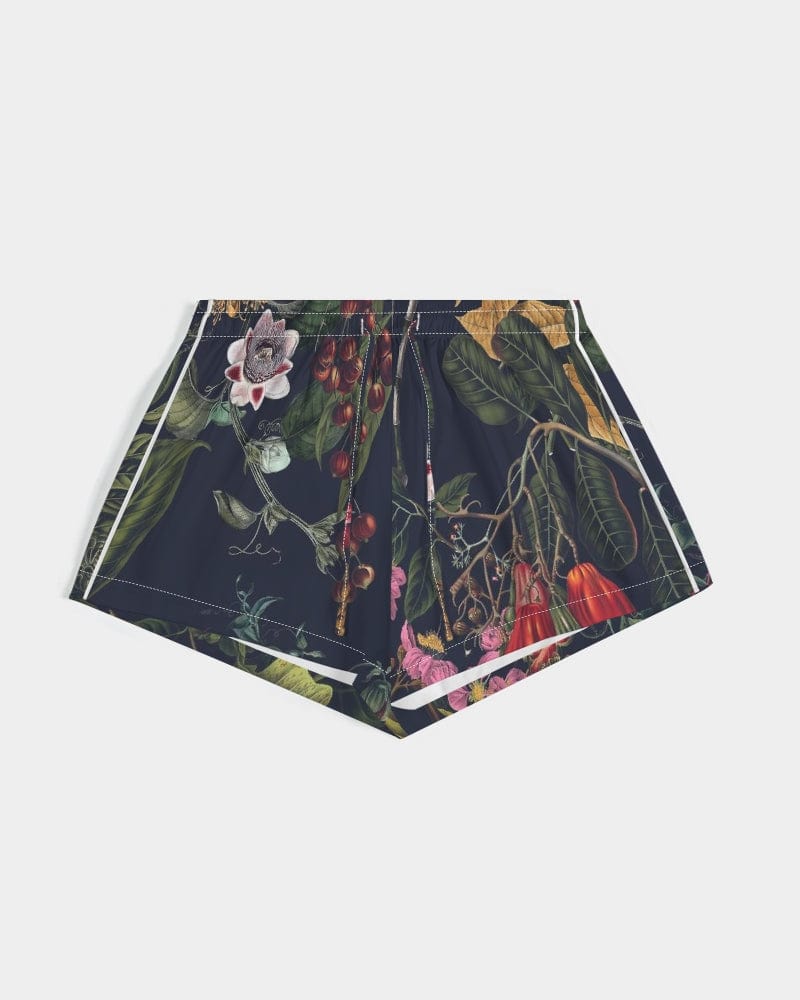 All-Over Print Pants & Shorts Exotica Flowers Women's Satin Pajama Shorts