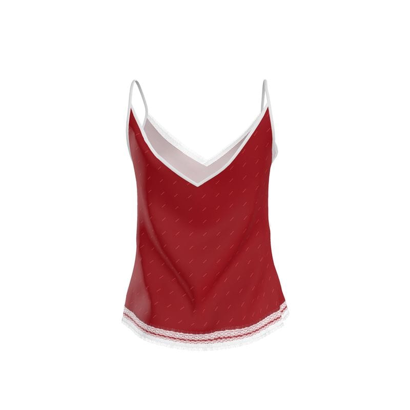 Cami Scarlet Red Crepe Camisole