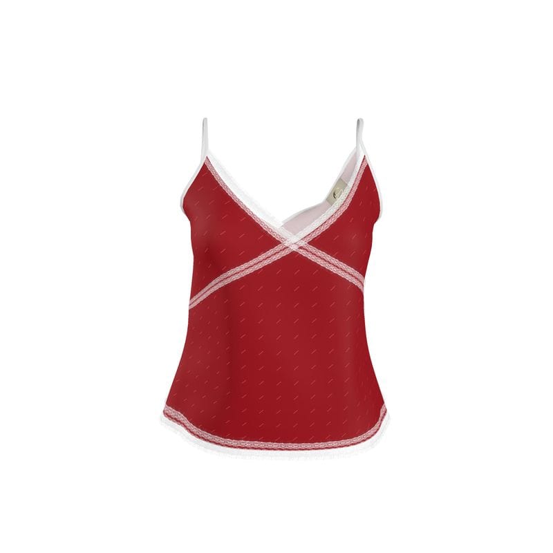 Cami Scarlet Red Day and Night Crepe Camisole