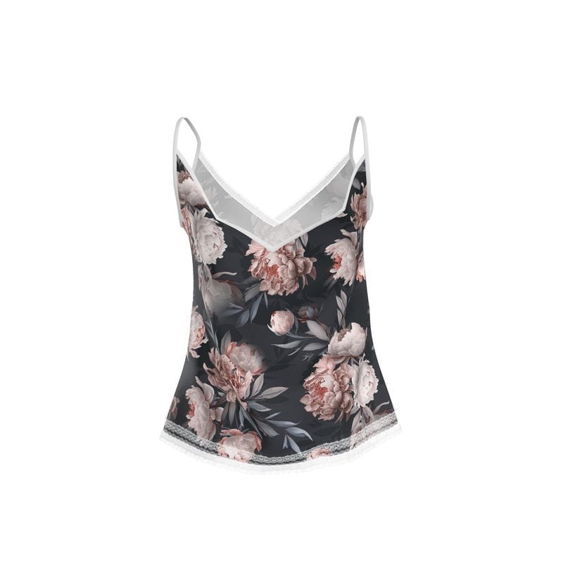 Cami Twilight Peony Brushed Velour Camisole