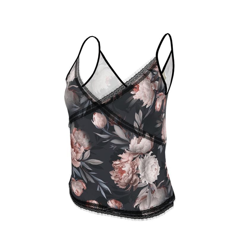 Cami Twilight Peony Crepe Camisole