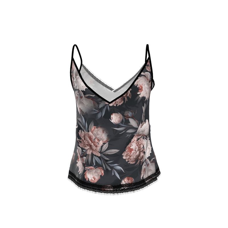 Cami Twilight Peony Crepe Camisole
