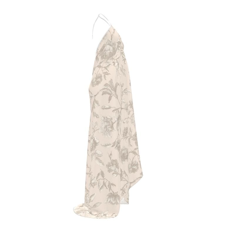 Halterneck backless dress Ivory Le Toile Pure Silk Halterneck Backless Dress