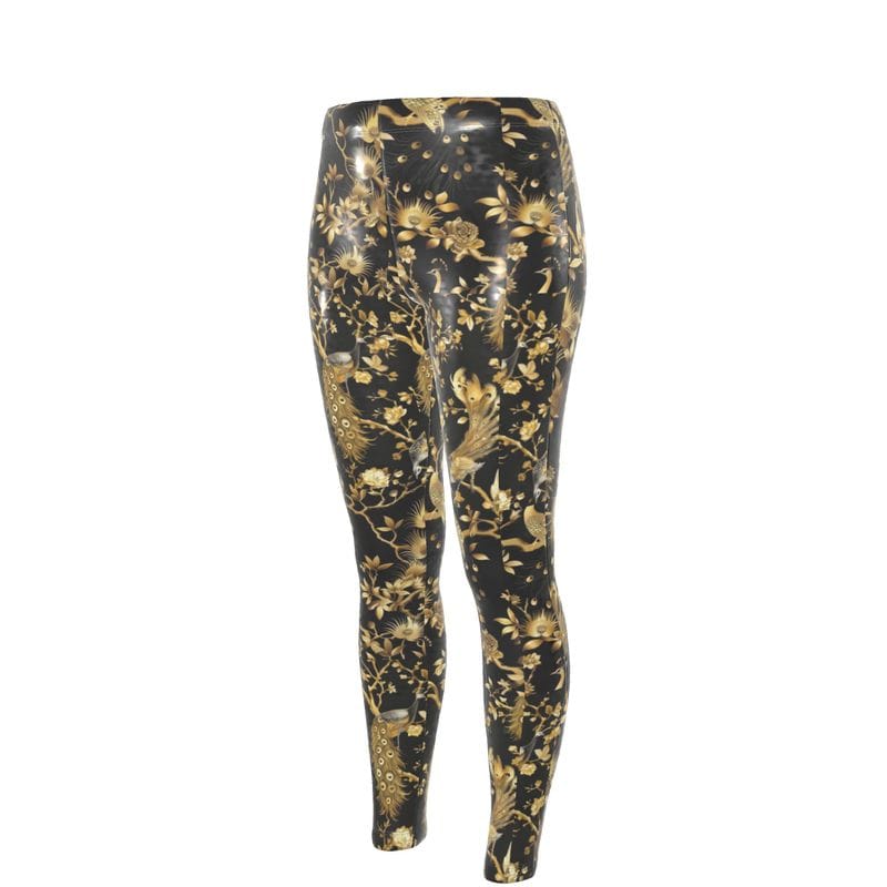 High Waisted Leggings Golden Aviary Womens Velour High Waisted Leggings