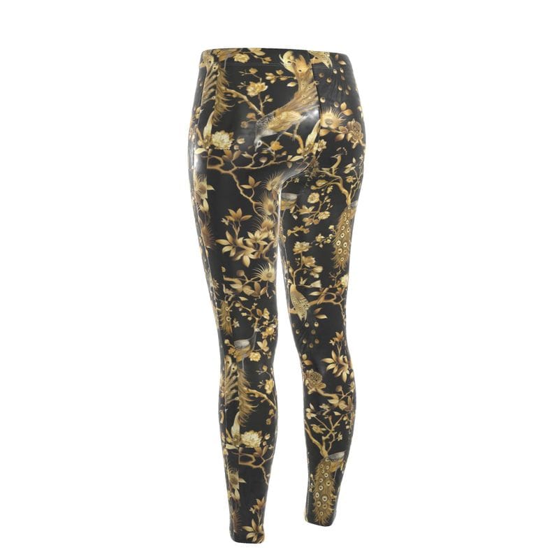 High Waisted Leggings Golden Aviary Womens Velour High Waisted Leggings