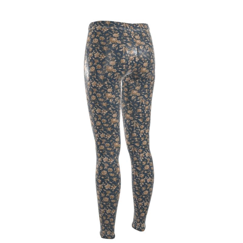 High Waisted Leggings Nocturnal Meadows Crushed Velour High-Waisted Evelyn Leggings