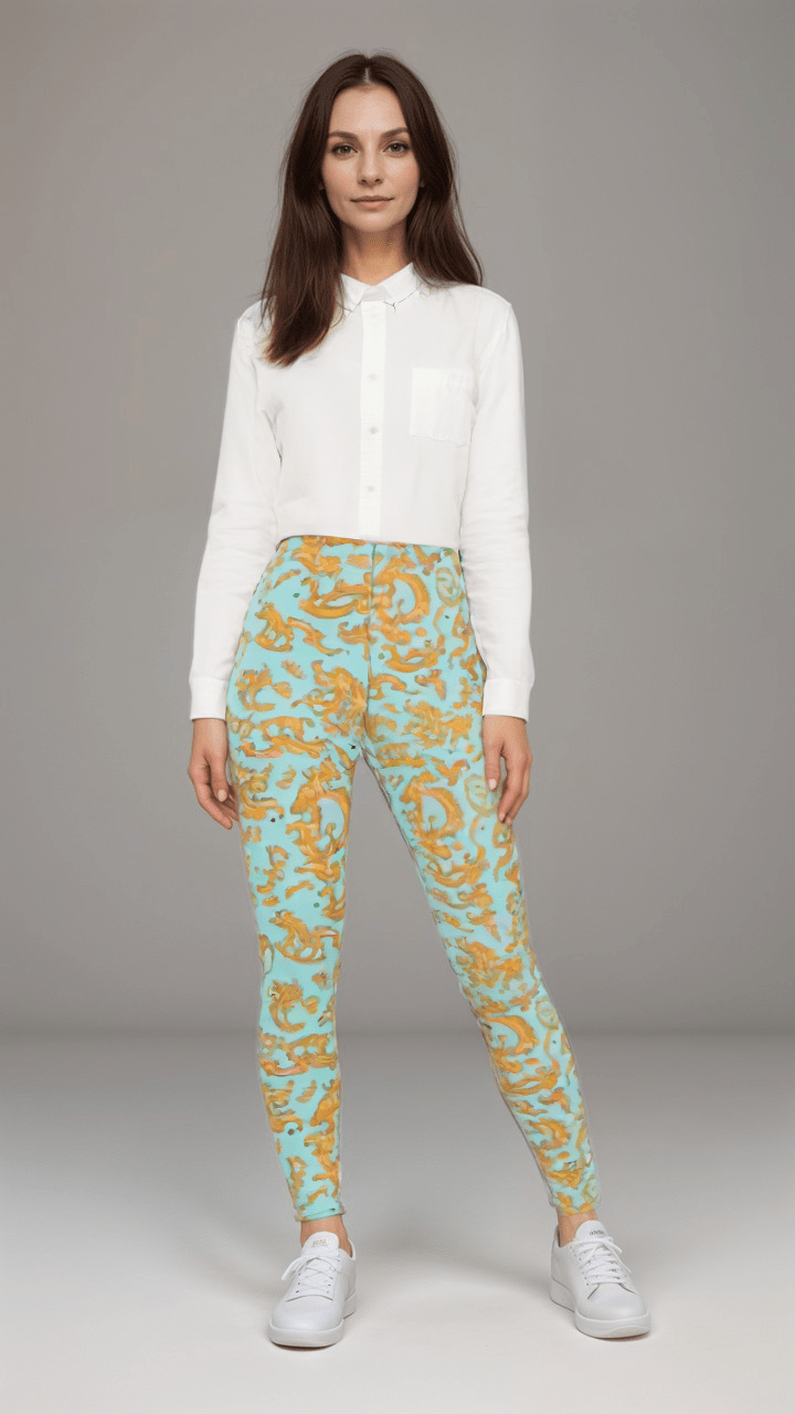 High Waisted Leggings Versailles Dreams Womens High Waisted Velour Leggings