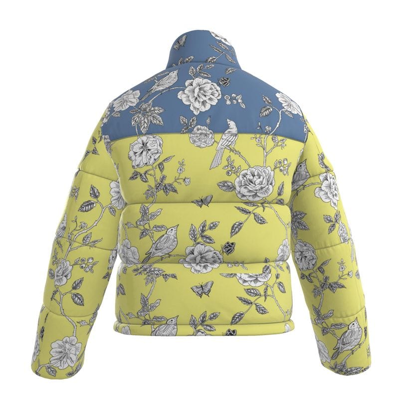 Mens Puffer Jacket Sunbeam Garden Unisex Puffer Jacket