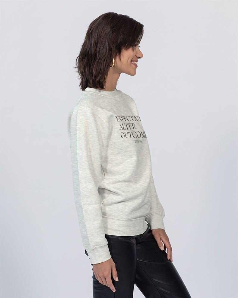 Pre-Made Cotton exp alter outcomes Unisex Premium Crewneck Sweatshirt | Lane Seven