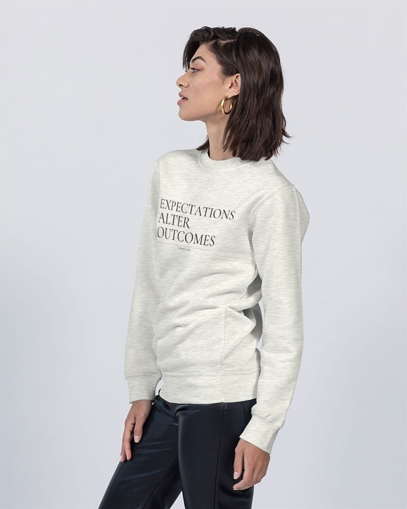 Pre-Made Cotton exp alter outcomes Unisex Premium Crewneck Sweatshirt | Lane Seven