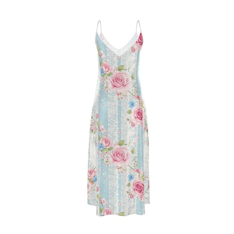 Slip Dress Château Bloom Iconic Silk Slip Dress