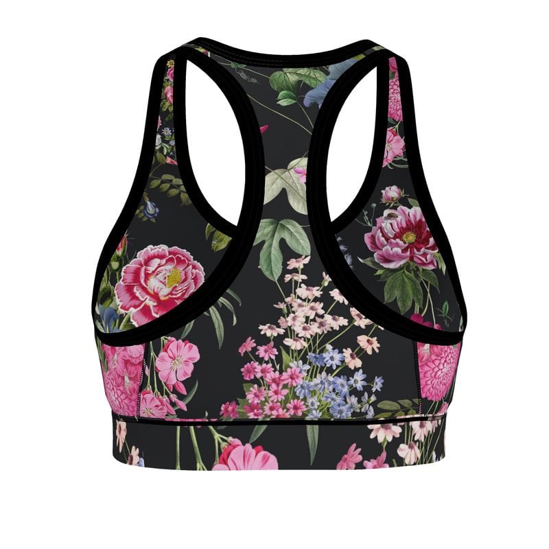 Sports Bra Botanical Noir Sports Bra