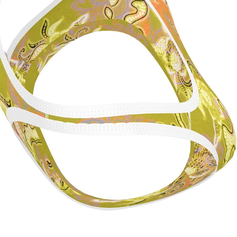 Sports Bra Chartreuse Paradise Sports Bra