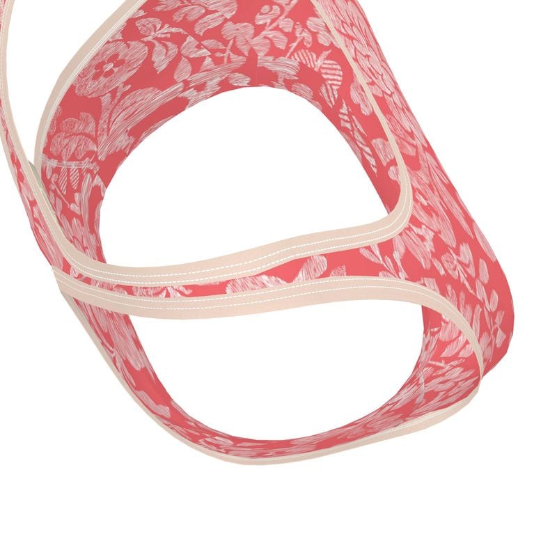 Sports Bra Coral Bloom Womens Sports Bra