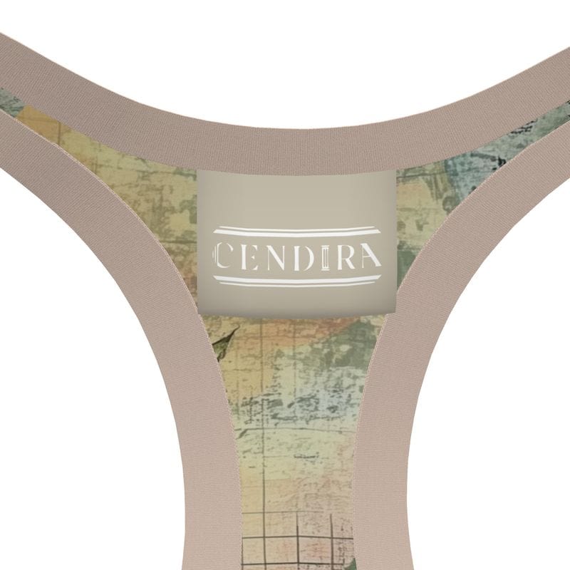 Sports Bra Garden Collage Womens Sports Bra
