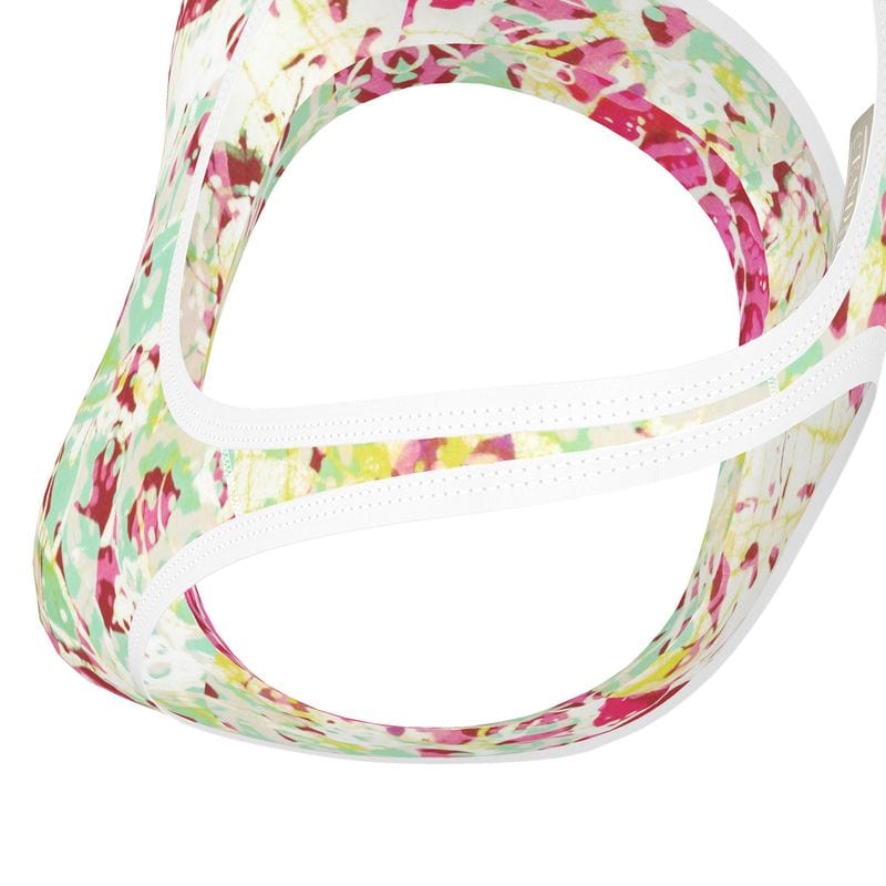 Sports Bra Minty Petal Mosaic Sports Bra