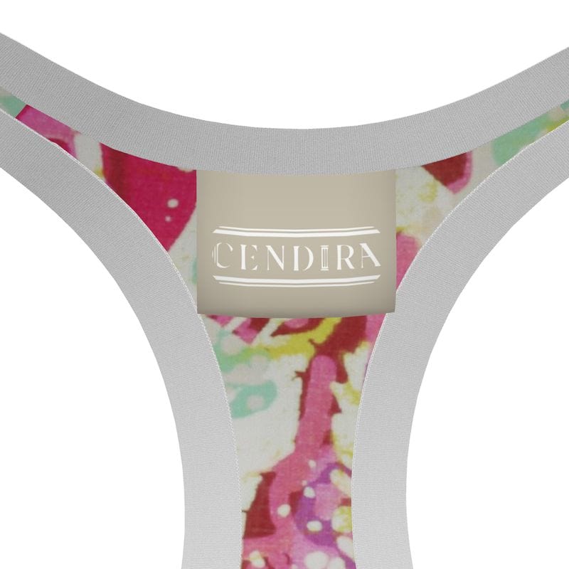 Sports Bra Minty Petal Mosaic Sports Bra