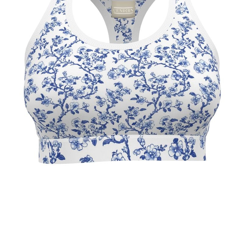Sports Bra Nantucket Toile Womens Sports Bra