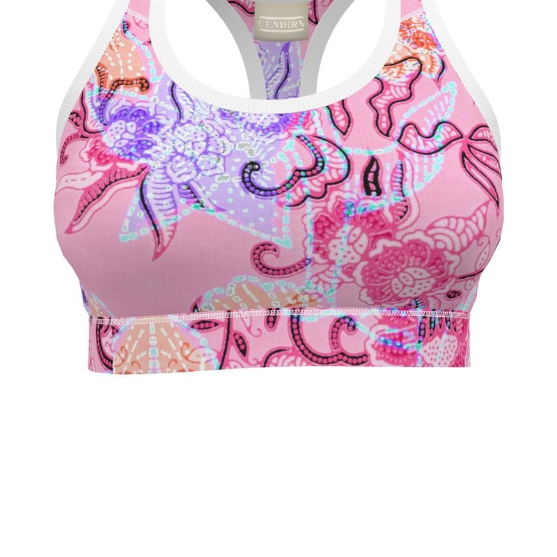 Sports Bra Pastel Paradise Womens Sports Bra