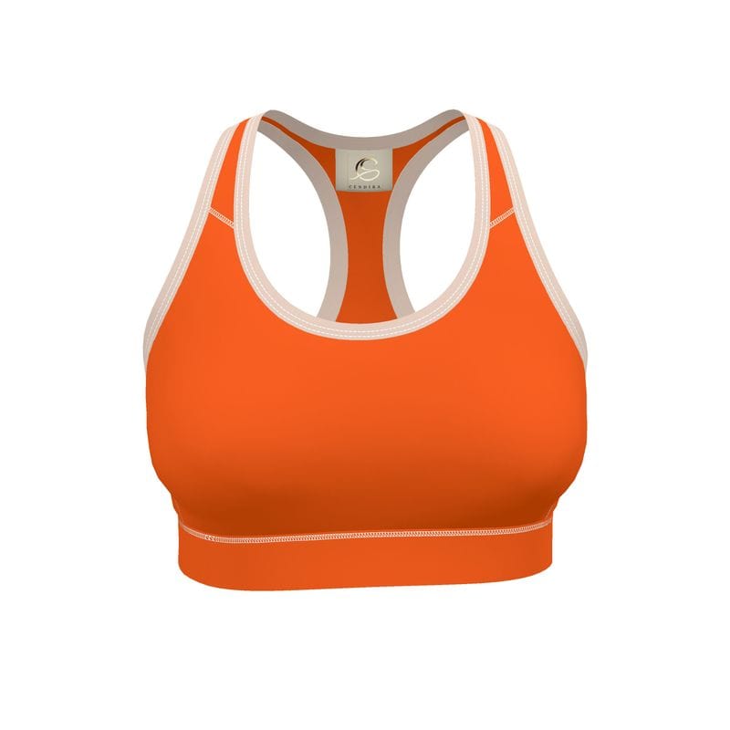 Sports Bra Vibrant Tangerine Sports Bra