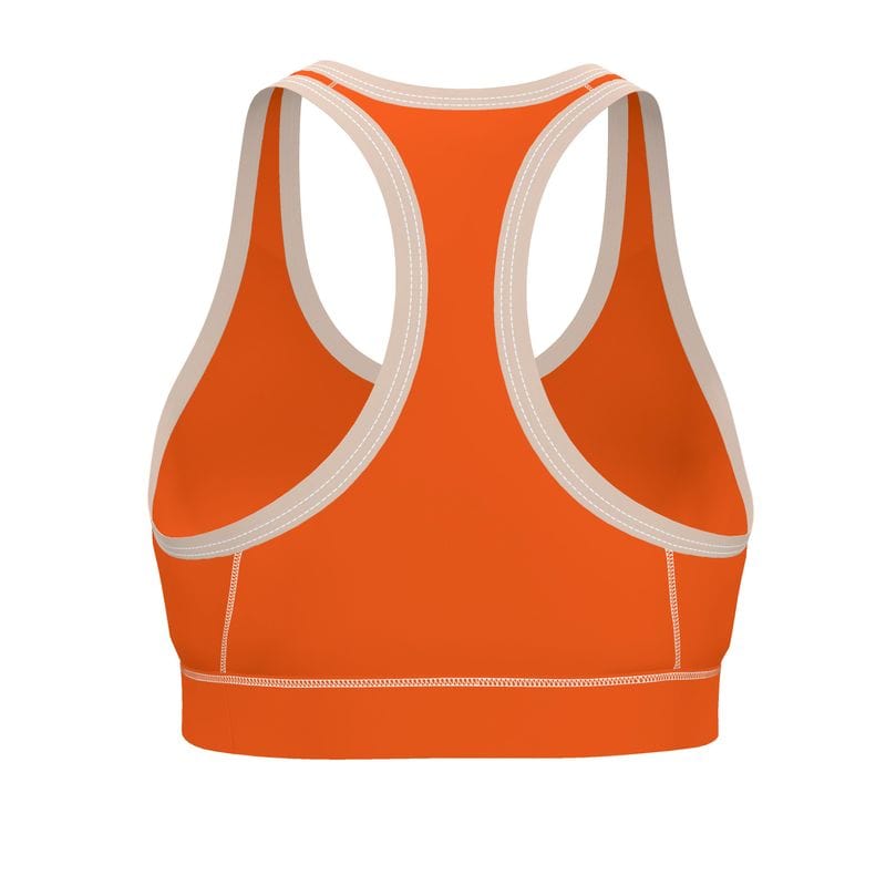 Sports Bra Vibrant Tangerine Sports Bra
