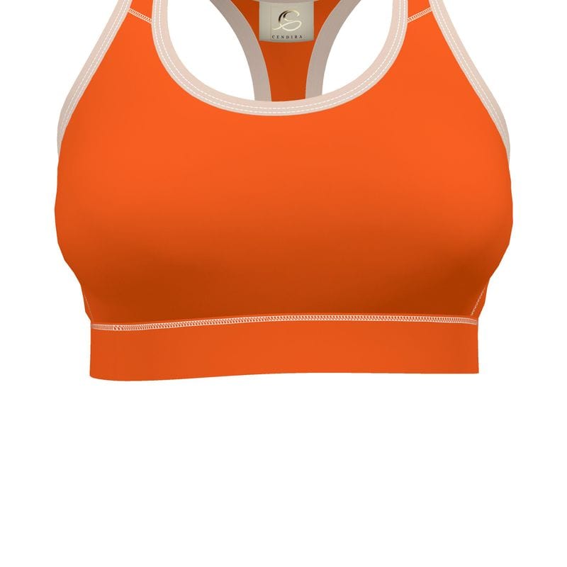 Sports Bra Vibrant Tangerine Sports Bra