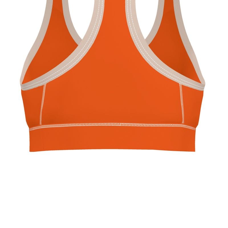 Sports Bra Vibrant Tangerine Sports Bra