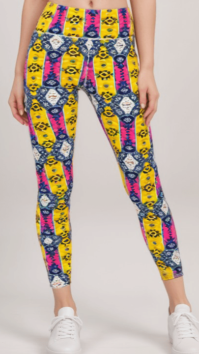 Sports Leggings Aztec Radiance Womens Sports Leggings