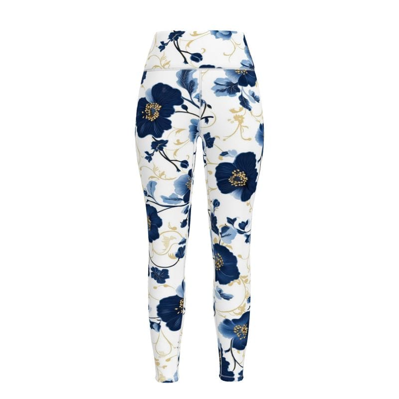 Sports Leggings Gilded Indigo Garden Women's Sports Leggings