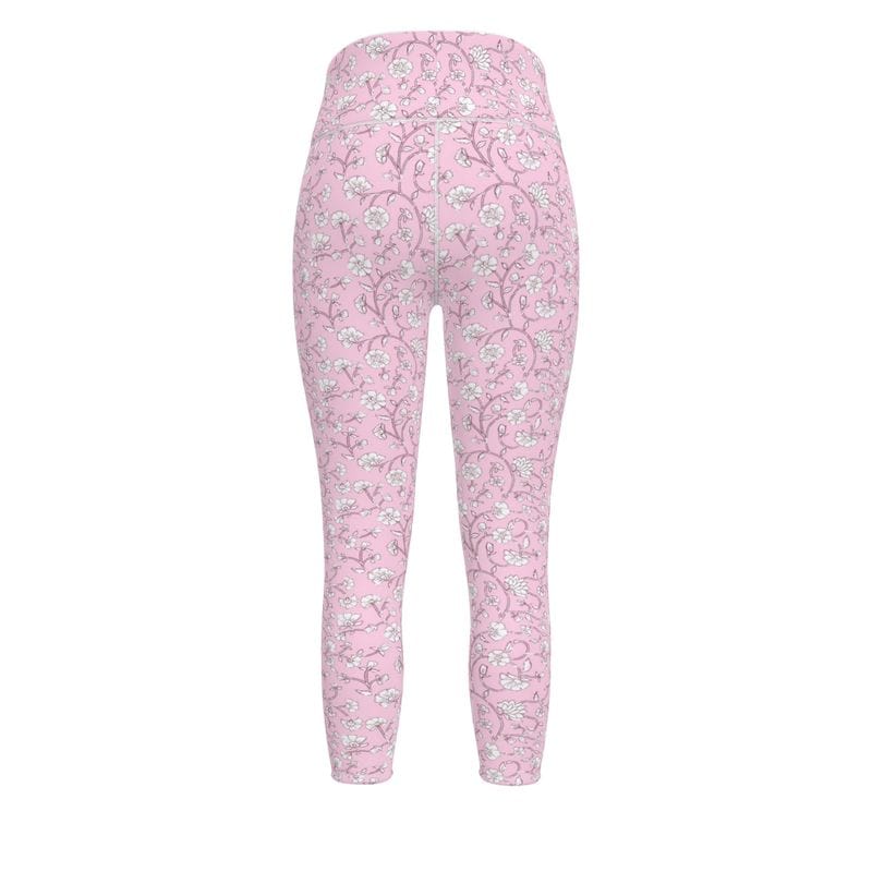 Sports Leggings Rose Garden Womens Athletic Leggings