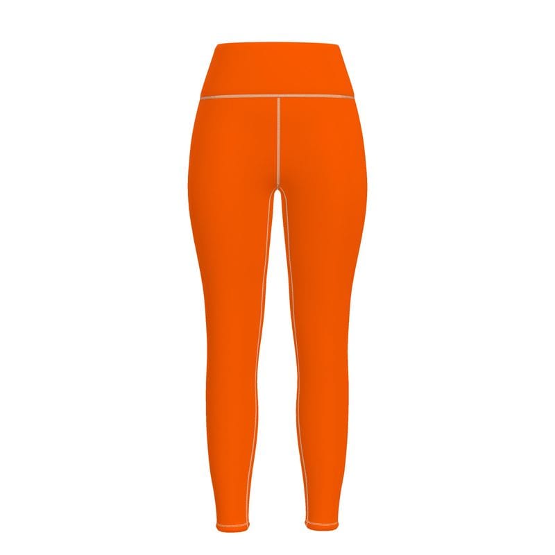 Sports Leggings Vibrant Tangerine Women's Sports Leggings