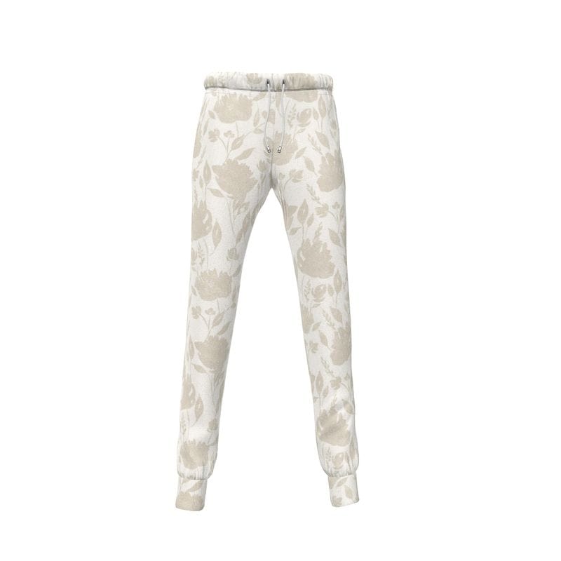 Womens Jogging Bottoms Ivory Bloom Womens Joggers