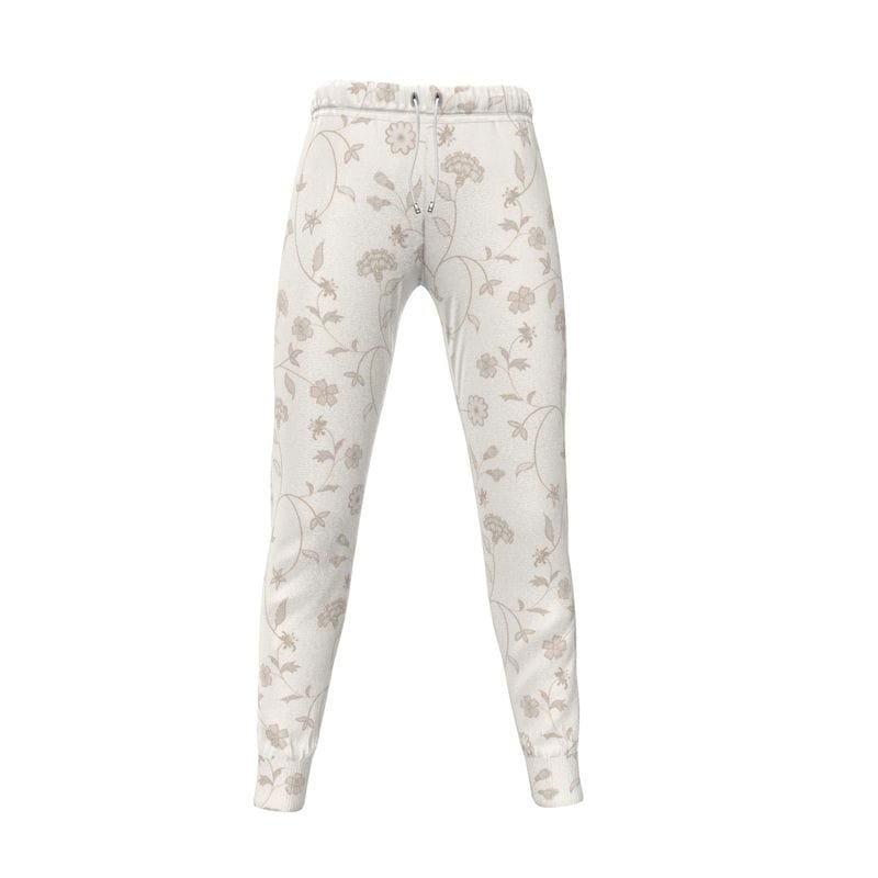 Womens Jogging Bottoms Ivory Blossom Vine Womens Joggers