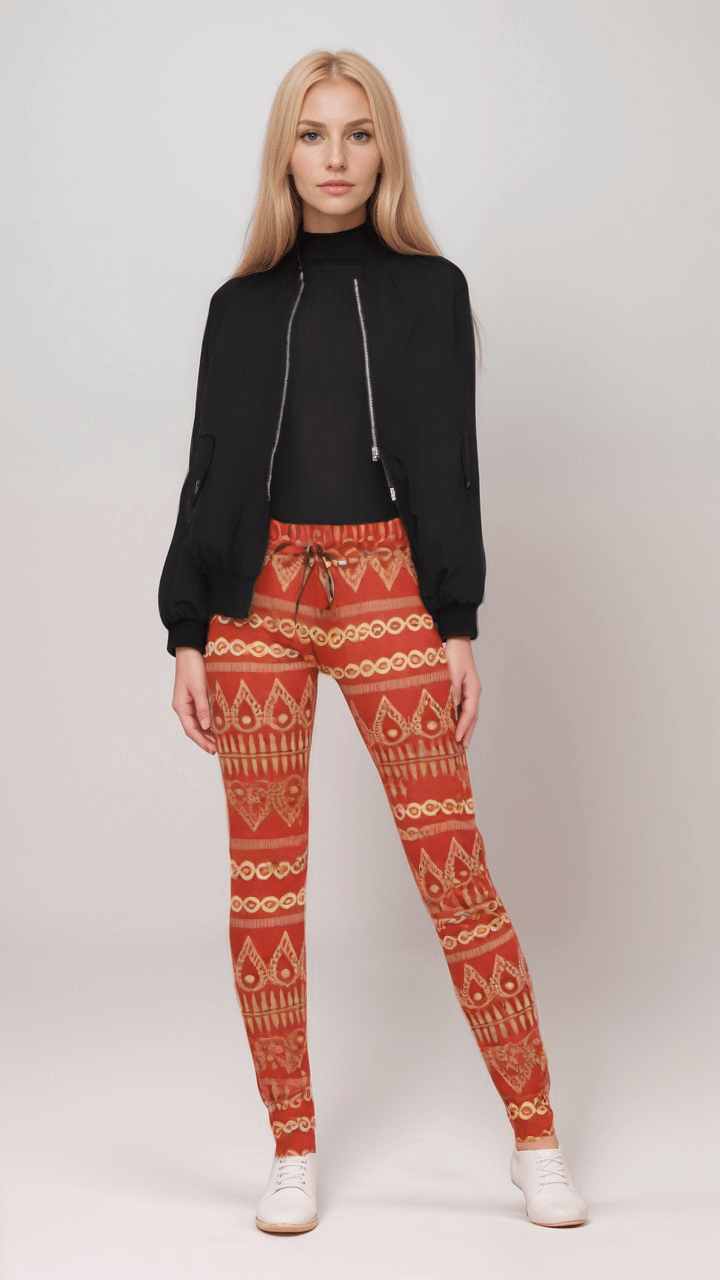Womens Jogging Bottoms Moroccan Sunset Womens Joggers