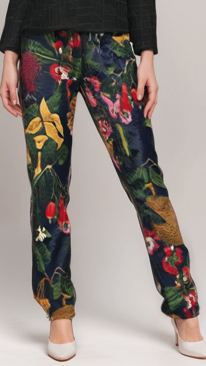 Womens Trousers Eclipse Botanical Women’s Satin Trousers