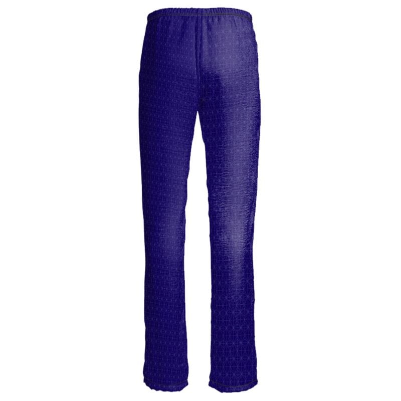 Womens Trousers Indigo Matrix Womens Satin Lounge pants