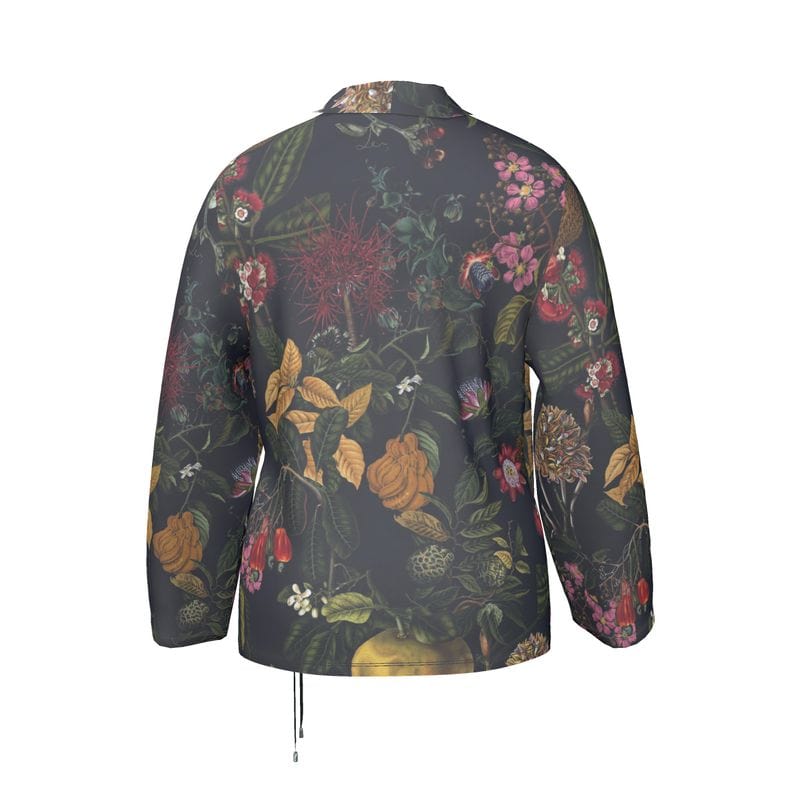 Wrap Blazer Eclipse Botanical Womens Satin Wrap Blazer