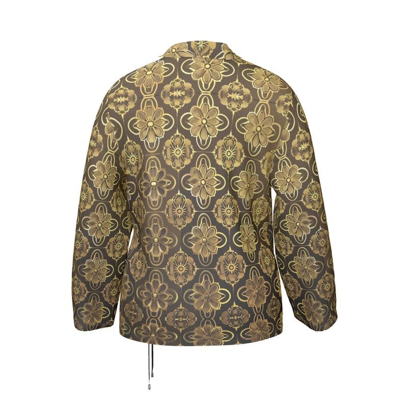 Wrap Blazer Gilded Garden Women’s Satin Wrap Blazer