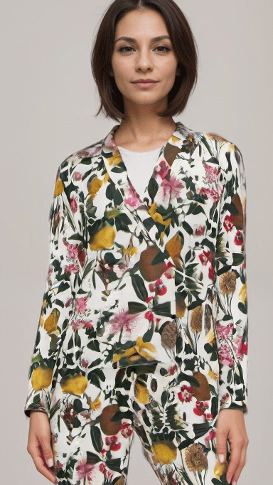 Wrap Blazer Lush Whimsy Womens Satin Wrap Blazer