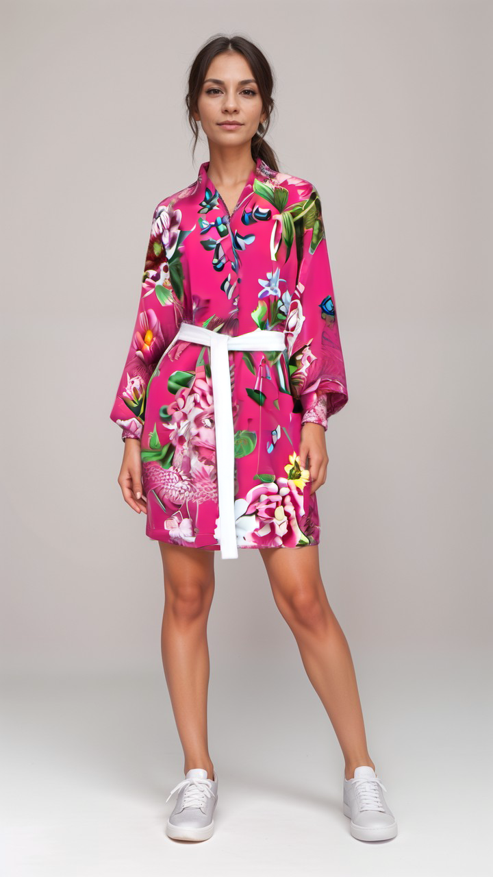 Luxurious silk kimono robes for women - soft elegant loungewear - Cendira