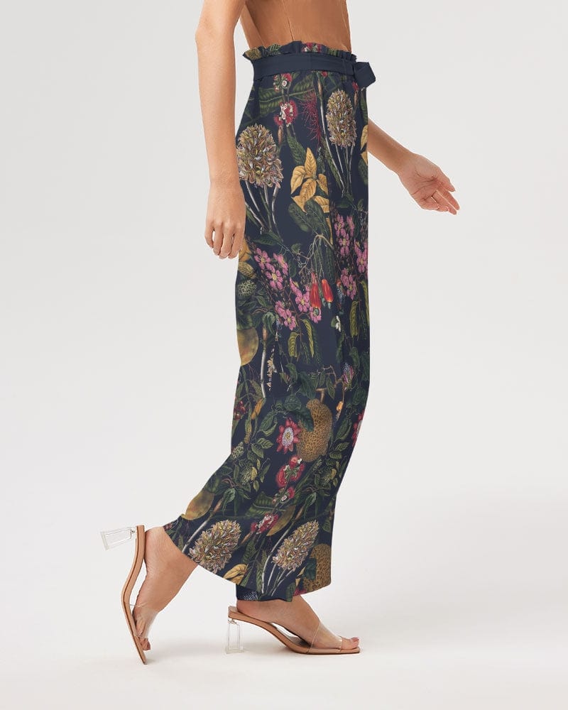 All-Over Print Pants & Shorts Eclipse Botanical Women's High-Rise Wide Leg Pants
