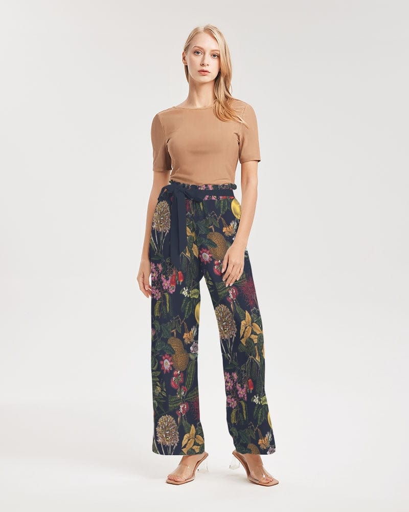 All-Over Print Pants & Shorts Eclipse Botanical Women's High-Rise Wide Leg Pants