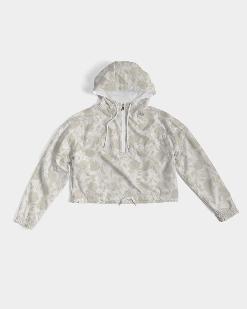 All-Over Print Tees & Tops French Rose HIgh Waisted Belted Women's Trousers Women's All-Over Print Cropped Windbreaker