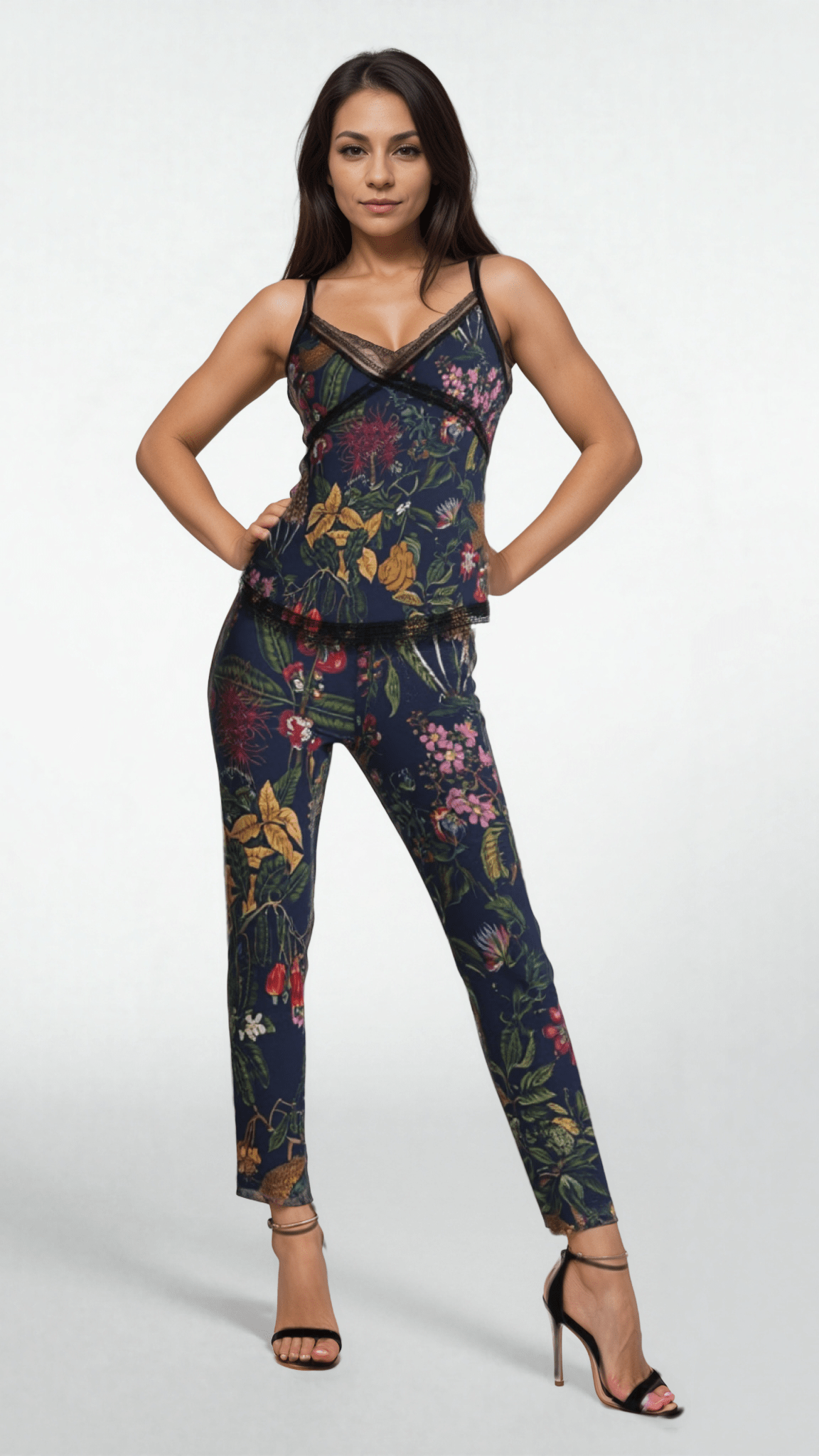 Cami Eclipse Botanical Day and Night Crepe Camisole
