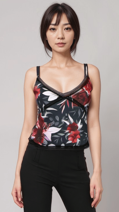 Cami Garnet Twilight Day and Night Crepe Camisole