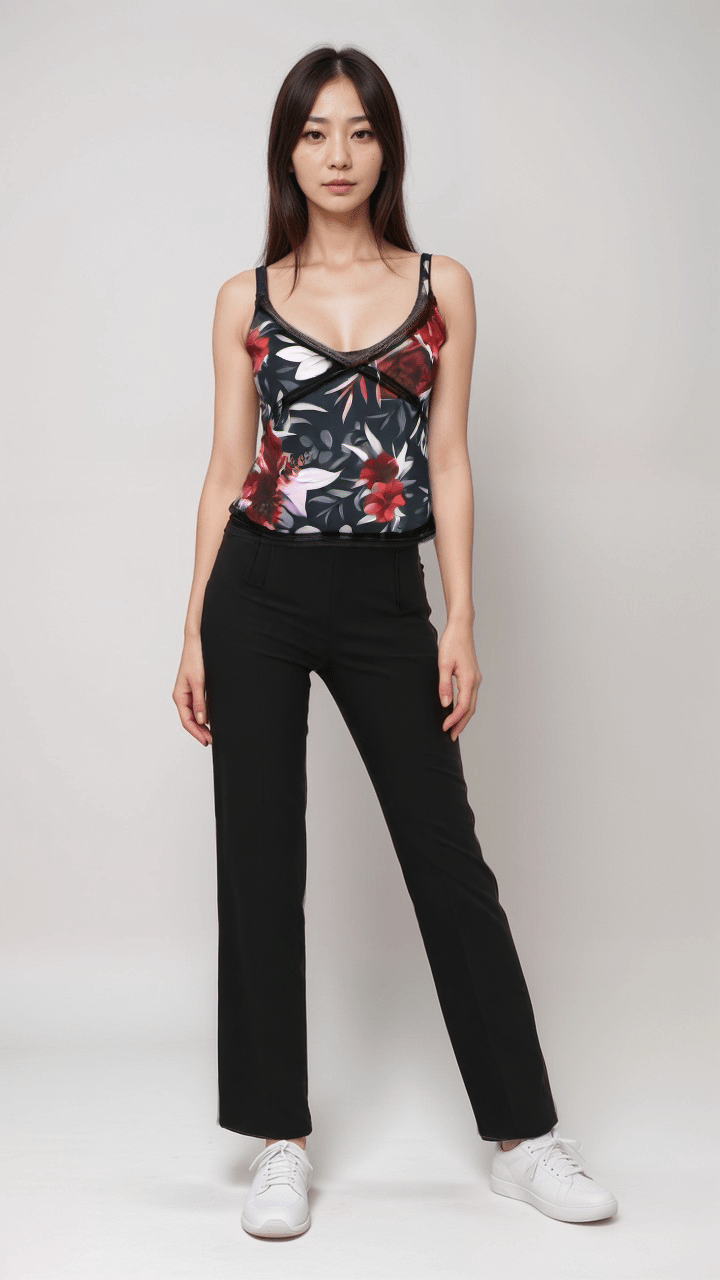 Cami Garnet Twilight Day and Night Crepe Camisole