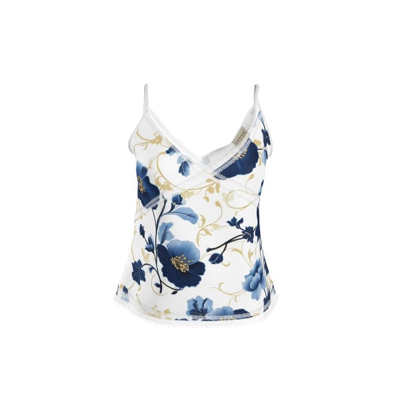Cami Gilded Indigo Day and Night Crepe Camisole