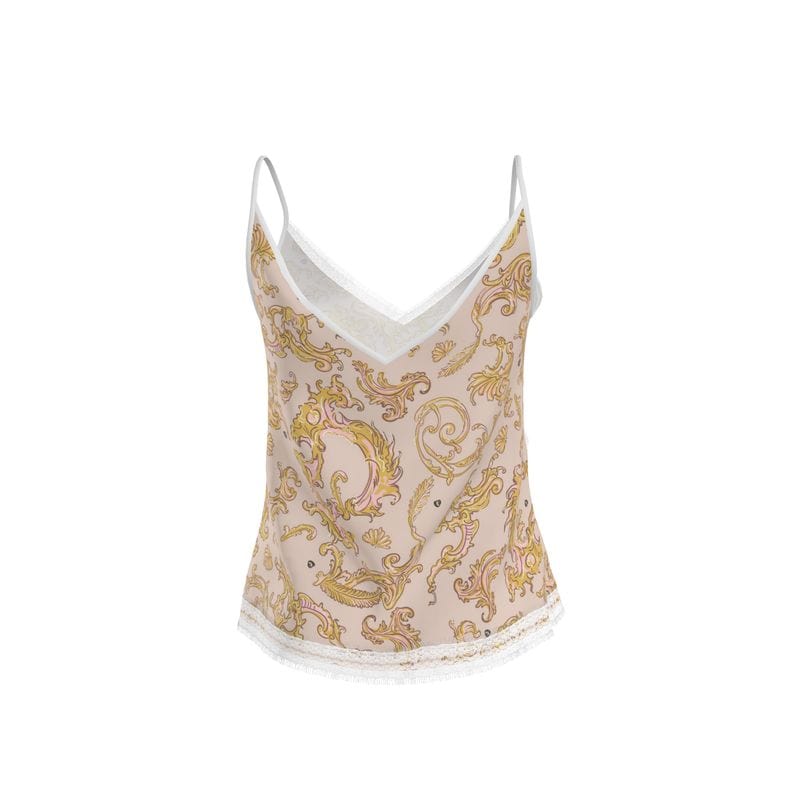 Cami Golden Filigree Womens Camisole
