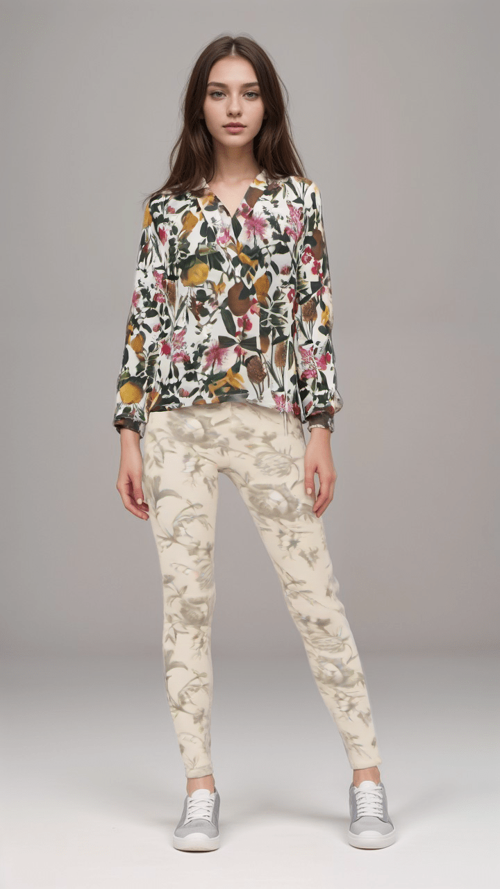 High Waisted Leggings Ivory Le Toile Womens High Waisted Velour Leggings